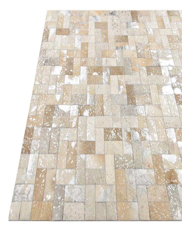 Detail image of  5' 3 x 8' 3 Cowhide Rug