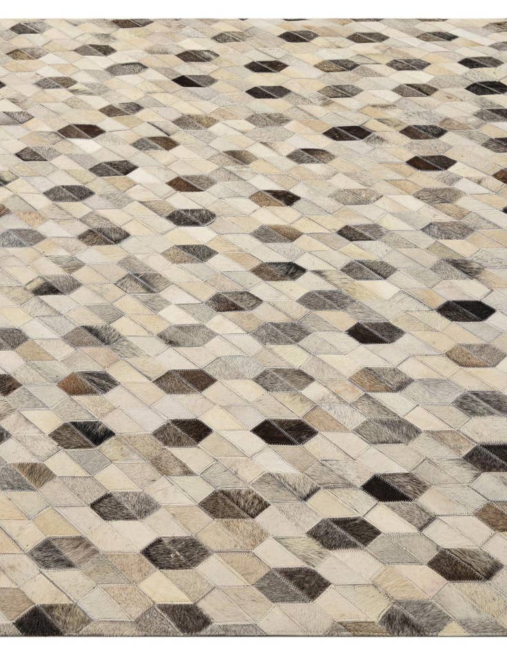 Detail image of  5' 2 x 7' 5 Cowhide Rug