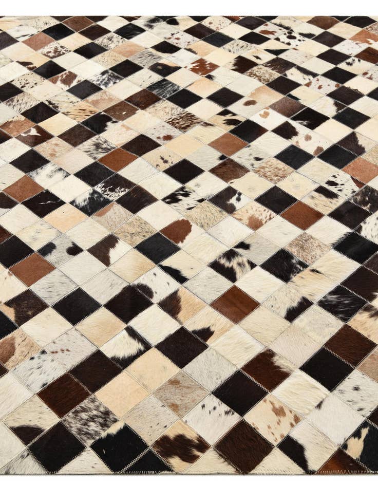 Detail image of  5' 4 x 7' 6 Cowhide Rug