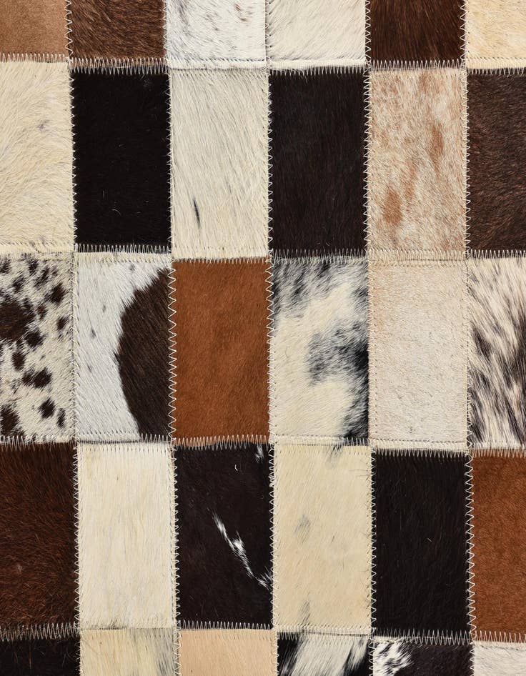 Detail image of  5' 4 x 7' 6 Cowhide Rug