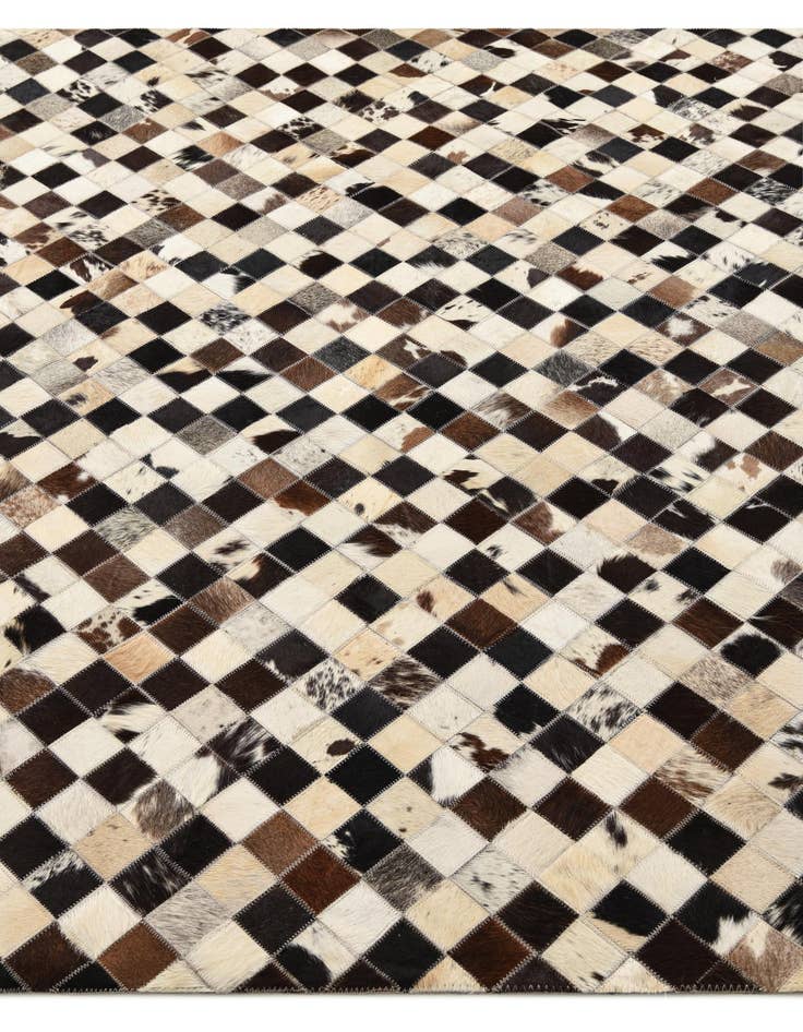 Detail image of  5' 5 x 7' 7 Cowhide Rug