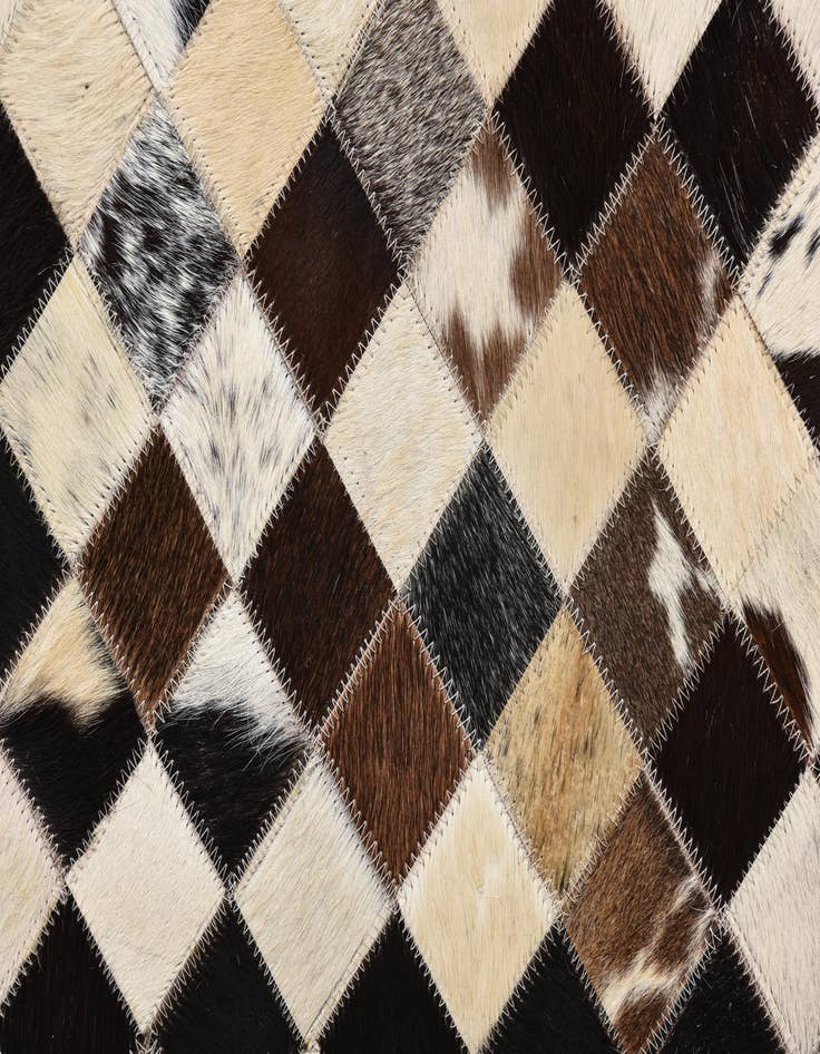 Detail image of  5' 5 x 7' 7 Cowhide Rug