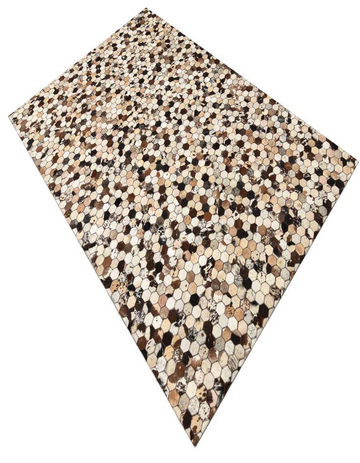Detail image of  5' 3 x 8' 1 Cowhide Rug