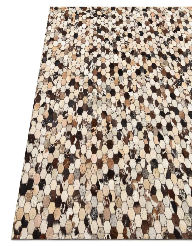 Detail image of  5' 3 x 8' 1 Cowhide Rug