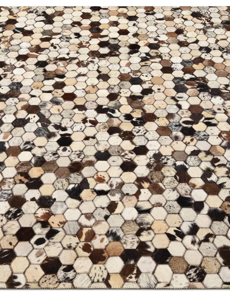 Detail image of  5' 2 x 8' Cowhide Rug