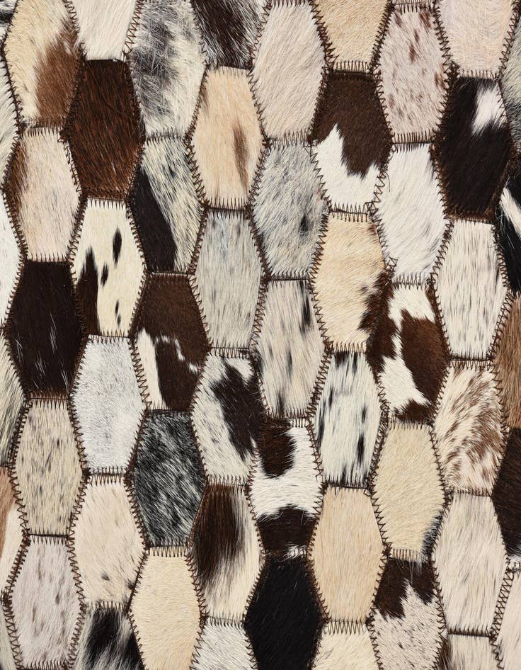 Detail image of  5' 2 x 8' Cowhide Rug