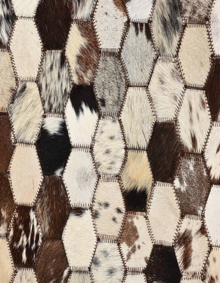 Detail image of  5' 2 x 8' Cowhide Rug