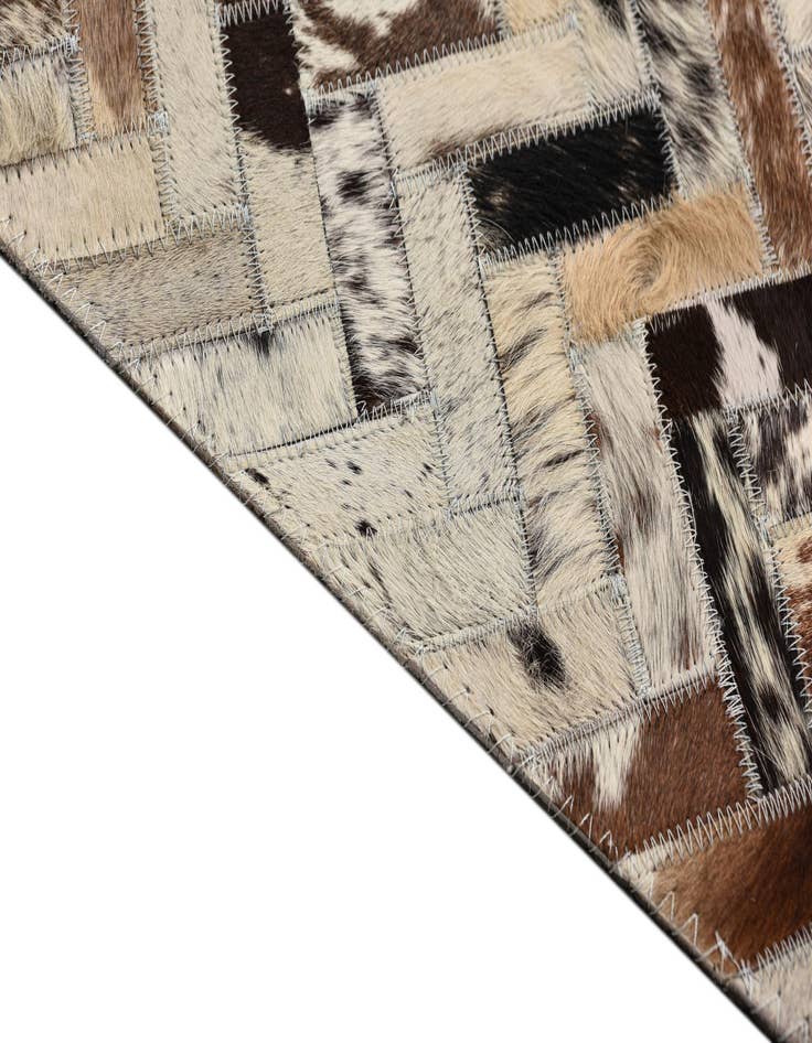 Detail image of  5' 2 x 7' Cowhide Rug