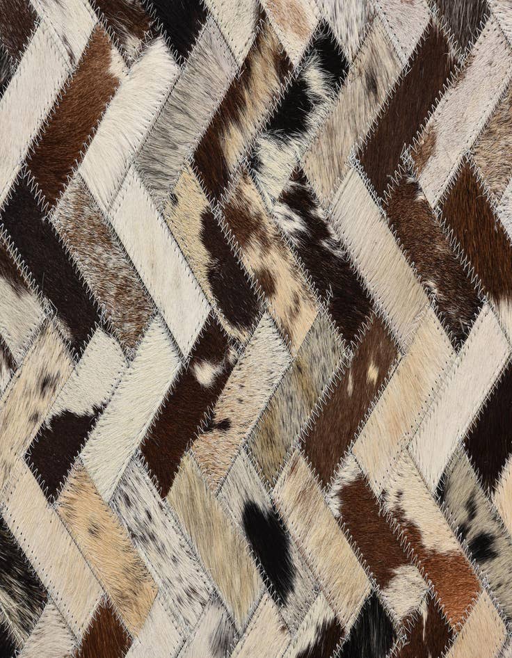 Detail image of  5' 1 x 8' 1 Cowhide Rug