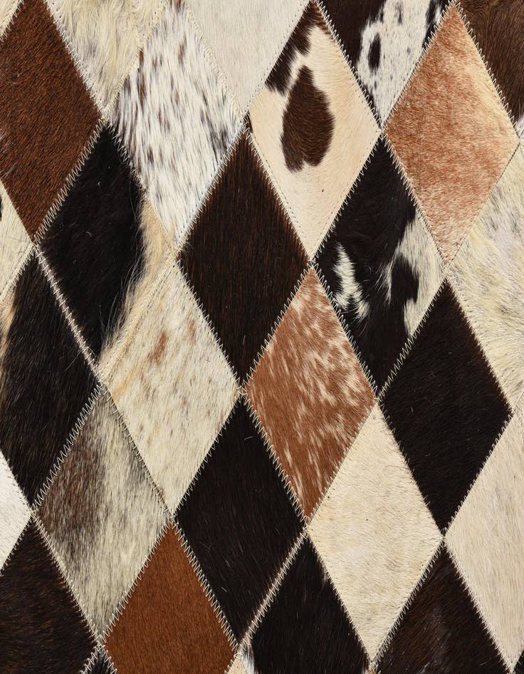 Detail image of  5' 5 x 7' 6 Cowhide Rug