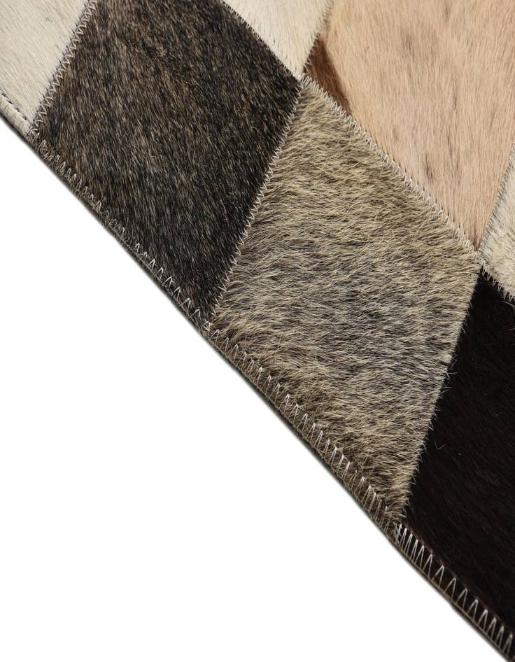 Detail image of  5' 4 x 7' 8 Cowhide Rug