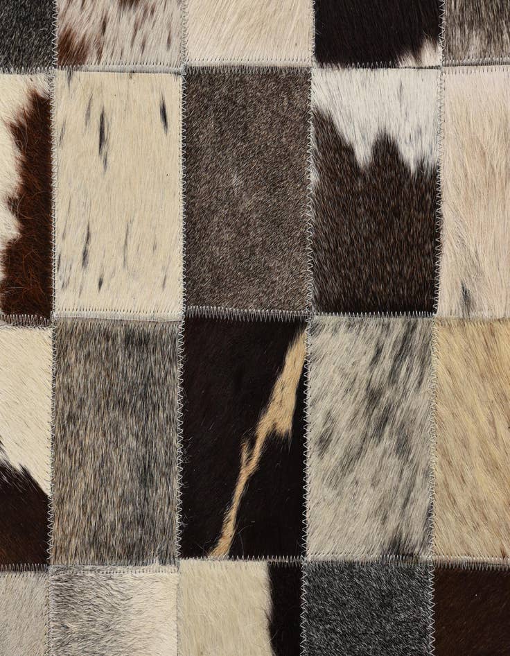 Detail image of  5' 4 x 7' 8 Cowhide Rug