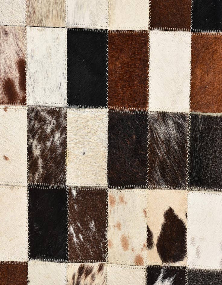 Detail image of  5' x 7' 10 Cowhide Rug