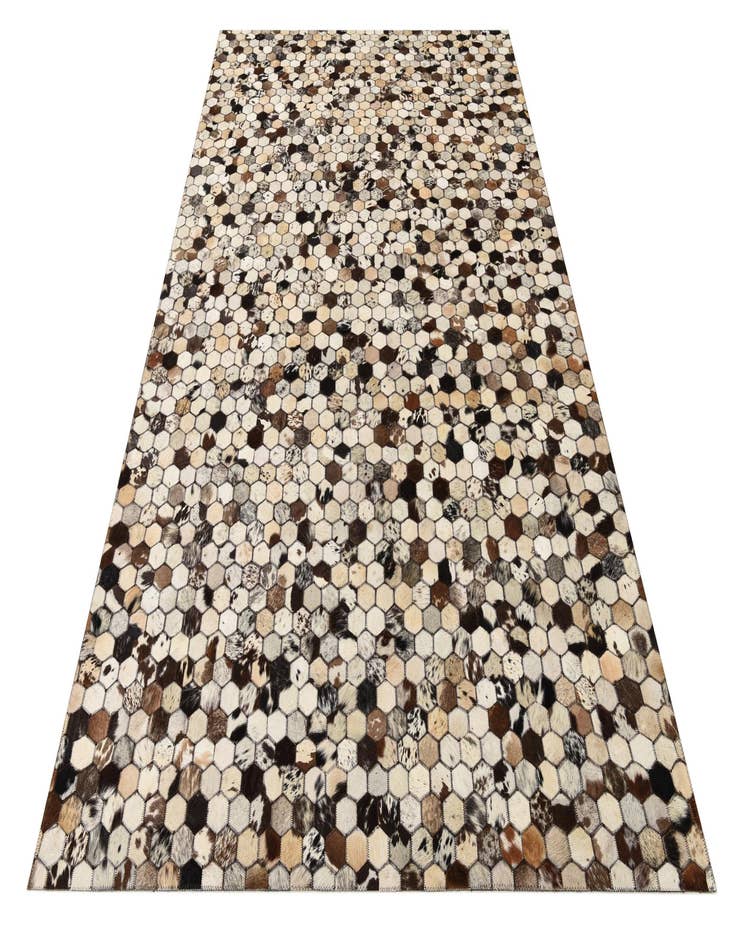 Detail image of  5' 2 x 8' 2 Cowhide Rug