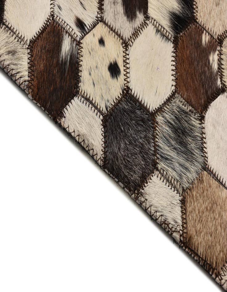 Detail image of  5' 2 x 8' 2 Cowhide Rug