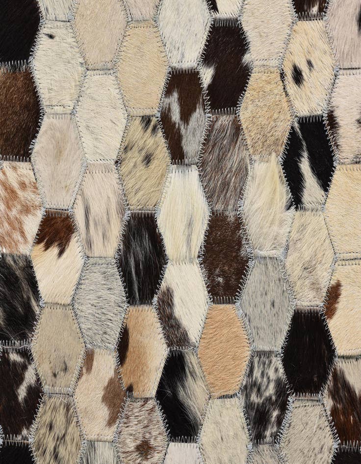 Detail image of  5' 2 x 8' Cowhide Rug