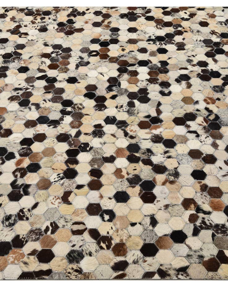 Detail image of  5' 2 x 8' Cowhide Rug