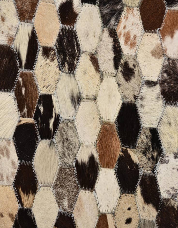Detail image of  5' 2 x 8' Cowhide Rug