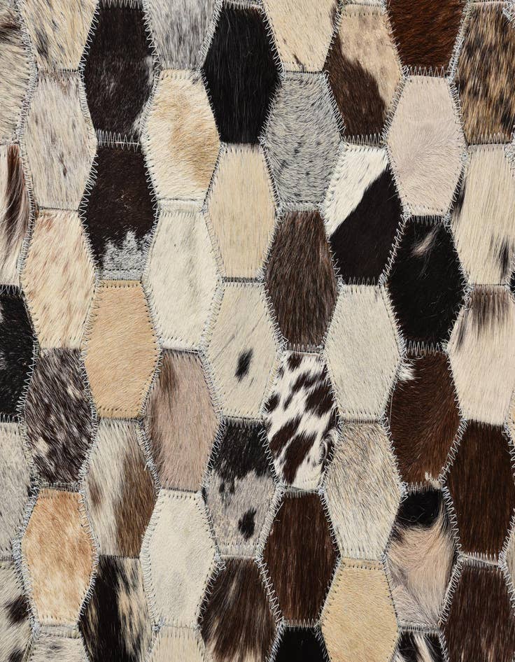 Detail image of  5' 2 x 8' Cowhide Rug