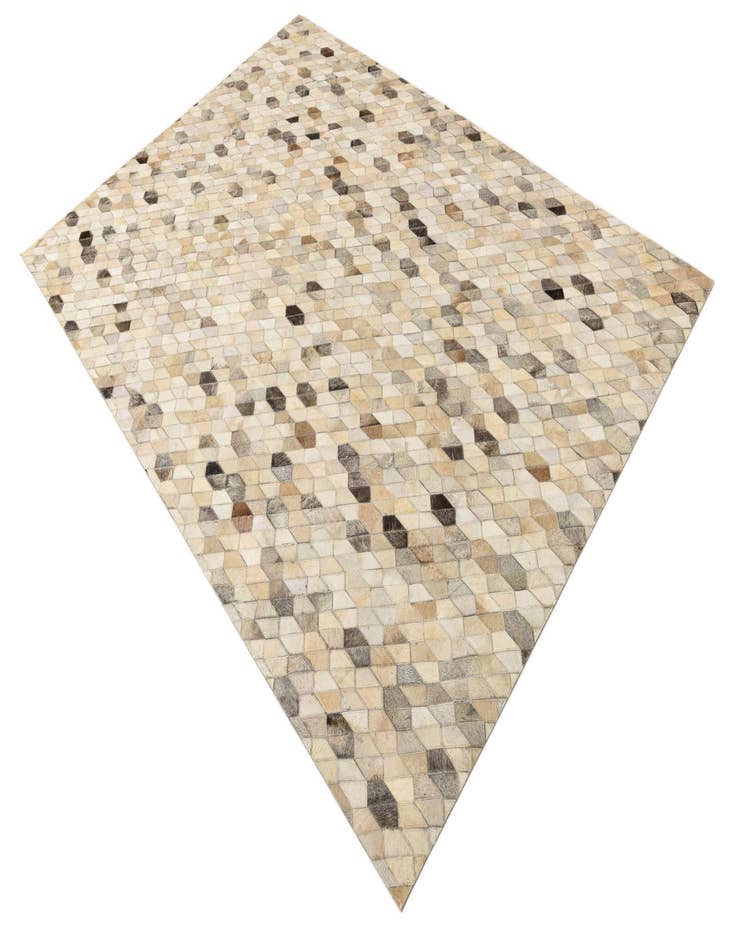 Detail image of  5' 2 x 7' 5 Cowhide Rug