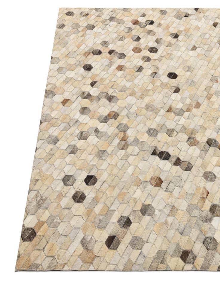 Detail image of  5' 2 x 7' 5 Cowhide Rug