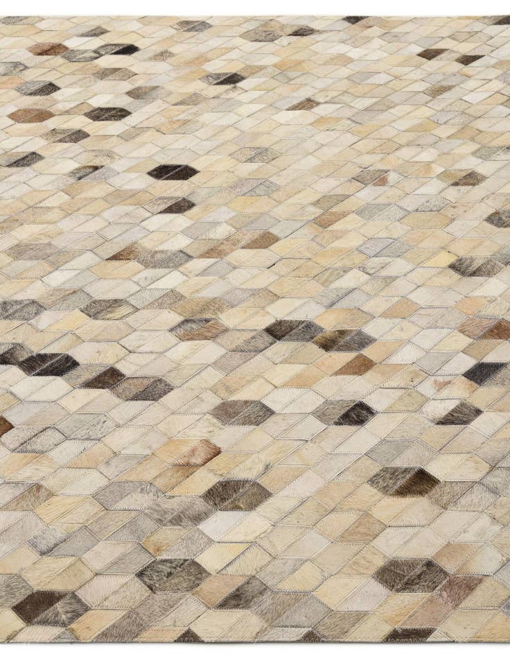 Detail image of  5' 2 x 7' 5 Cowhide Rug