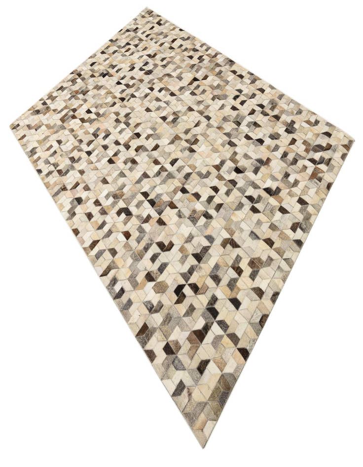 Detail image of  5' 4 x 7' 7 Cowhide Rug