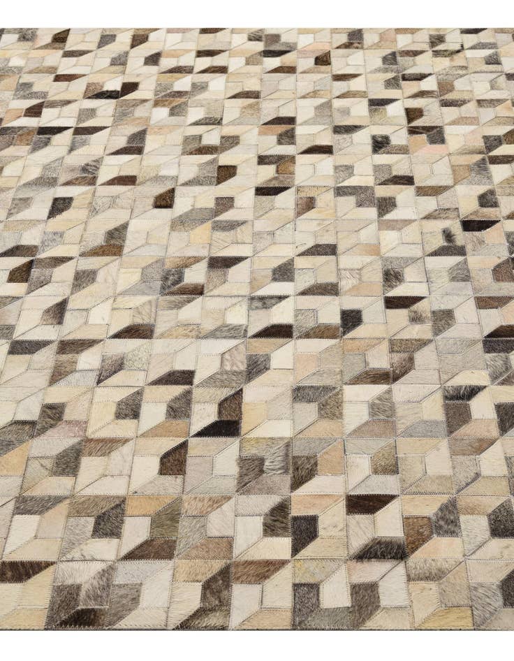 Detail image of  5' 4 x 7' 7 Cowhide Rug