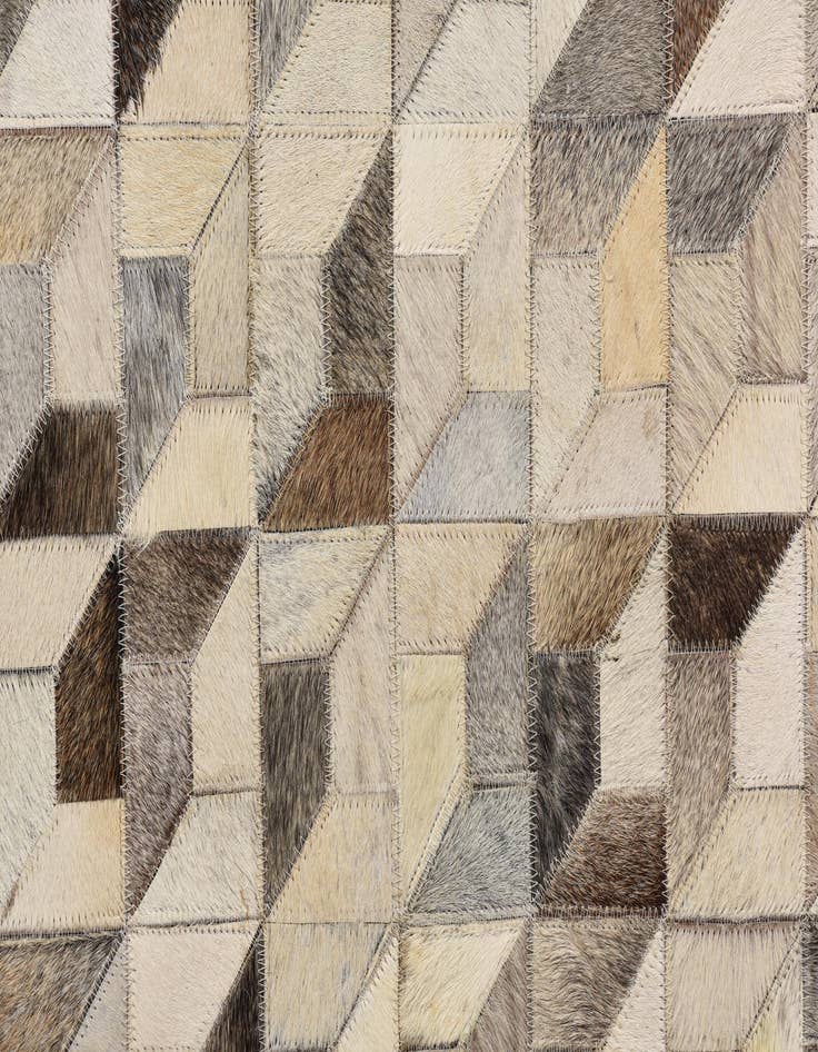 Detail image of  5' 4 x 7' 7 Cowhide Rug