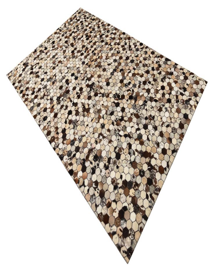 Detail image of  5' 1 x 8' 2 Cowhide Rug