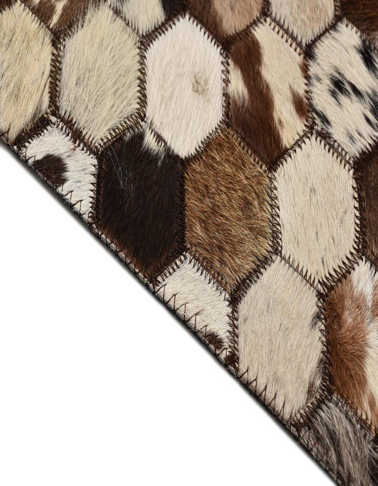 Detail image of  5' 1 x 8' 2 Cowhide Rug