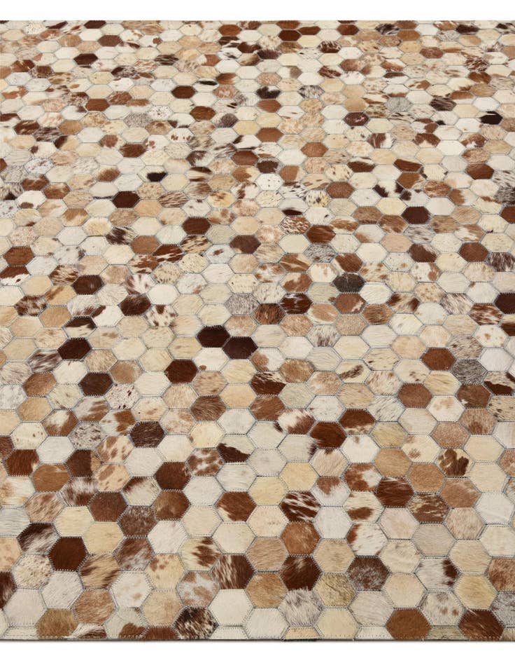 Detail image of  5' x 7' 10 Cowhide Rug