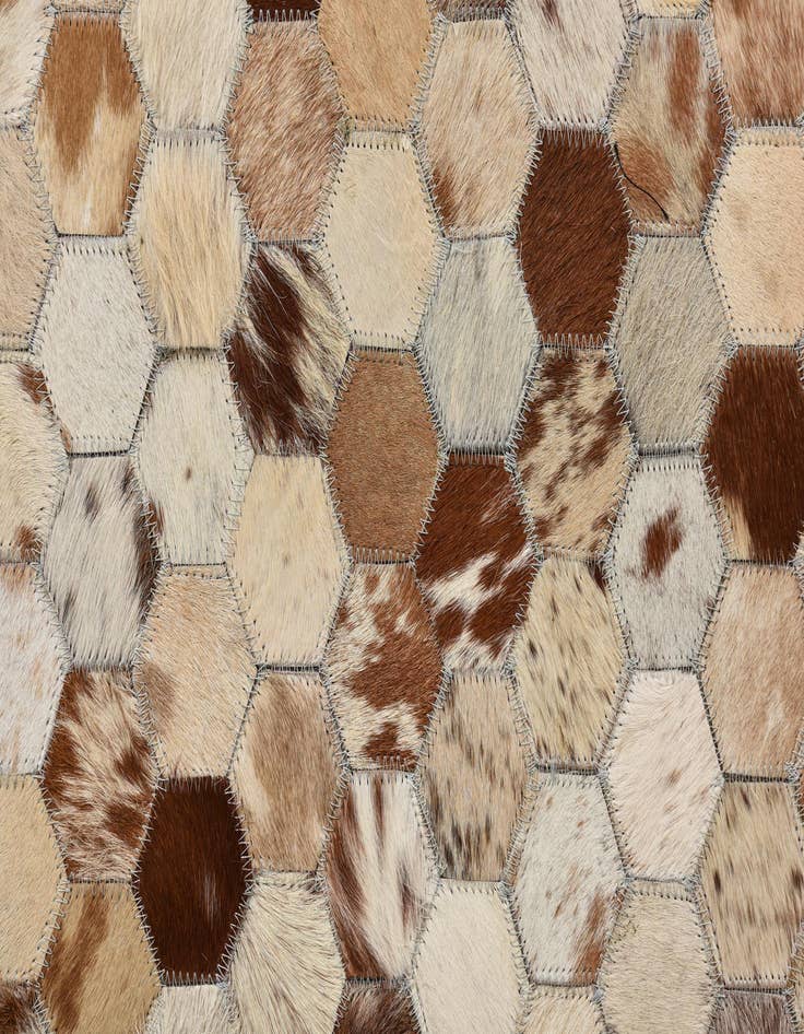 Detail image of  5' x 7' 10 Cowhide Rug