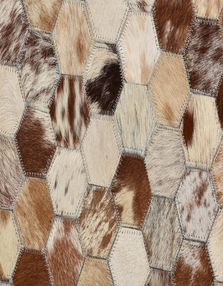 Detail image of  5' x 7' 10 Cowhide Rug