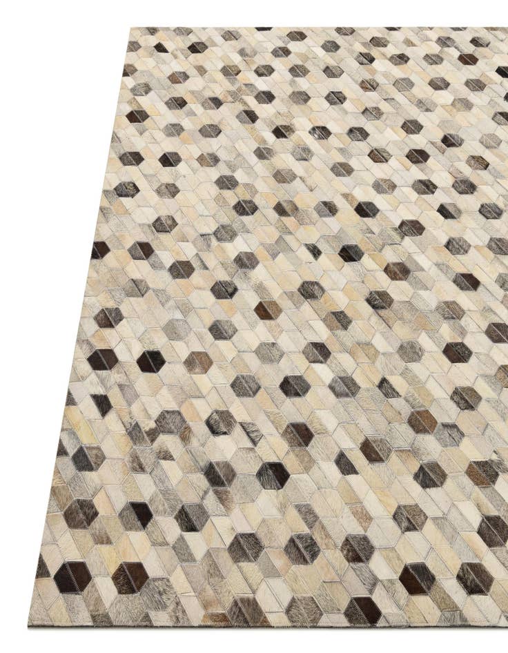Detail image of  5' 2 x 7' 5 Cowhide Rug