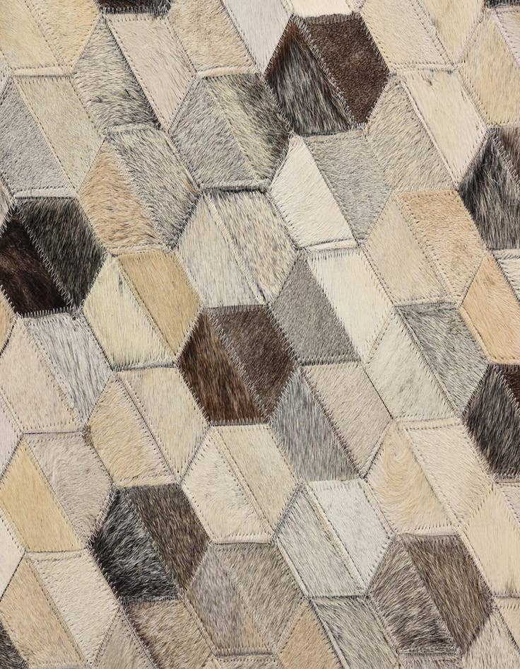 Detail image of  5' 2 x 7' 5 Cowhide Rug