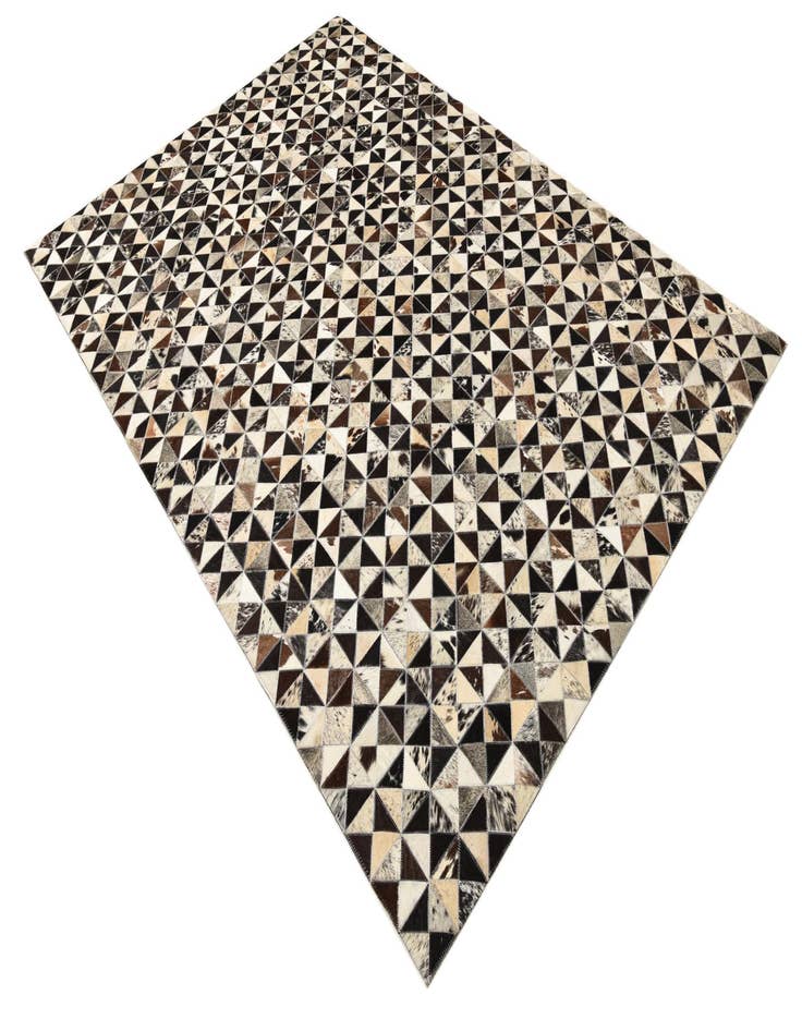 Detail image of  5' 4 x 7' 7 Cowhide Rug