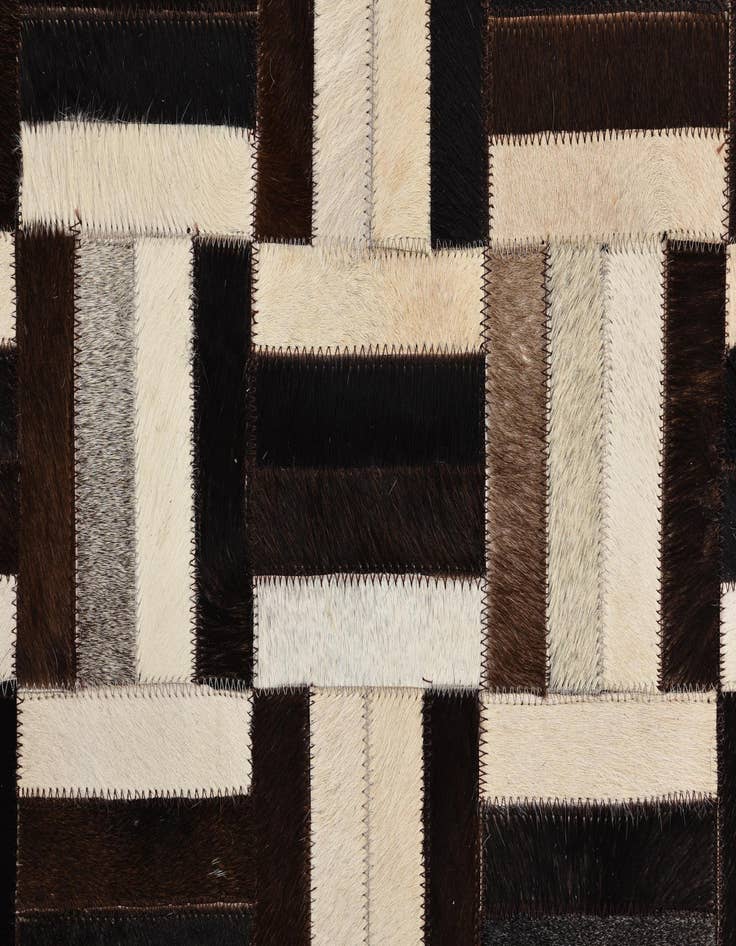 Detail image of  5' 4 x 8' 2 Cowhide Rug