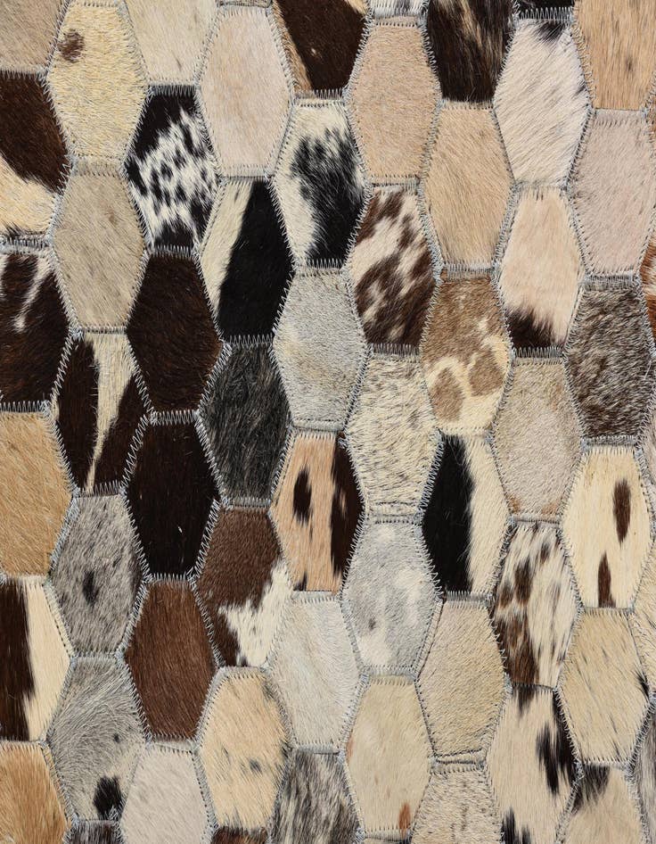 Detail image of  5' 1 x 8' Cowhide Rug