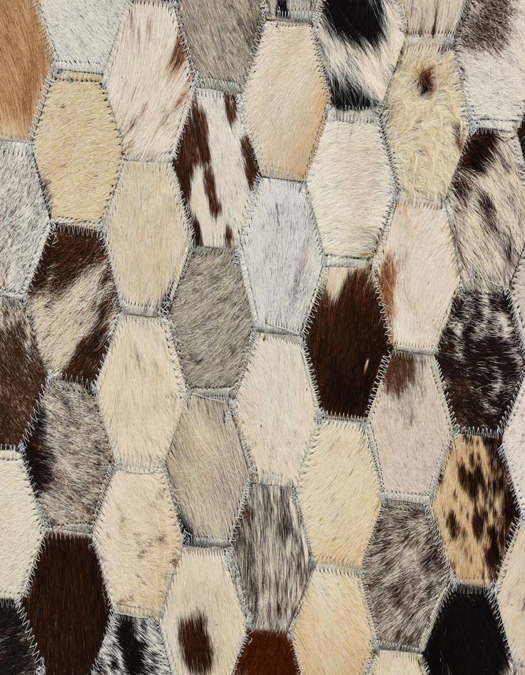 Detail image of  5' 1 x 8' Cowhide Rug