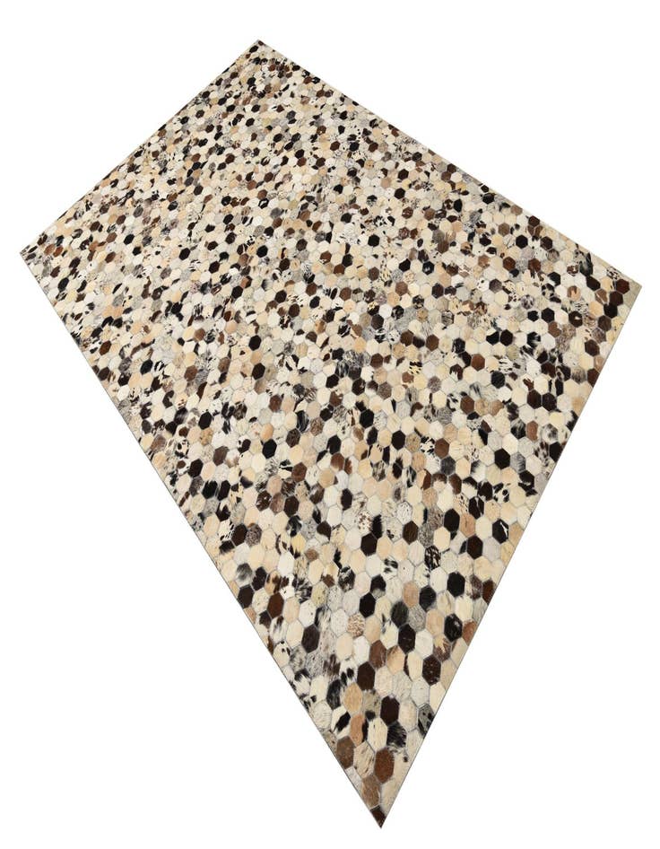 Detail image of  5' 1 x 7' 10 Cowhide Rug