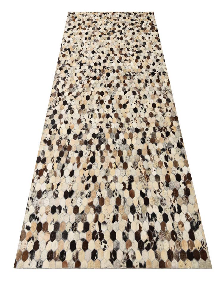 Detail image of  5' 1 x 7' 10 Cowhide Rug