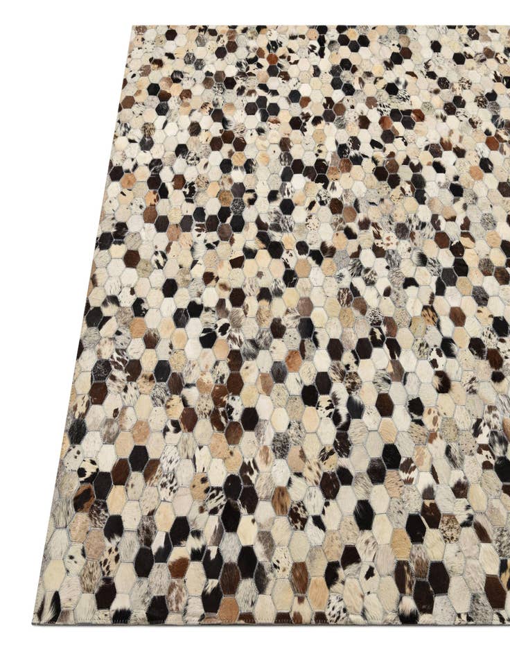 Detail image of  5' 2 x 8' 2 Cowhide Rug
