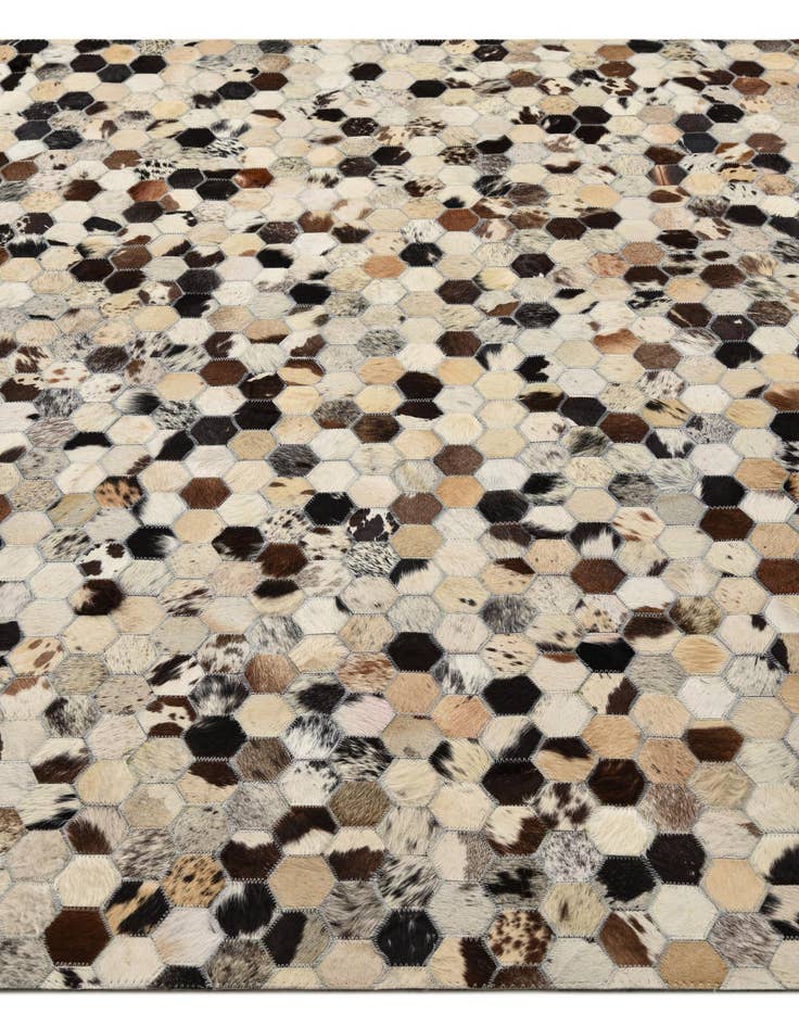 Detail image of  5' 2 x 8' 2 Cowhide Rug