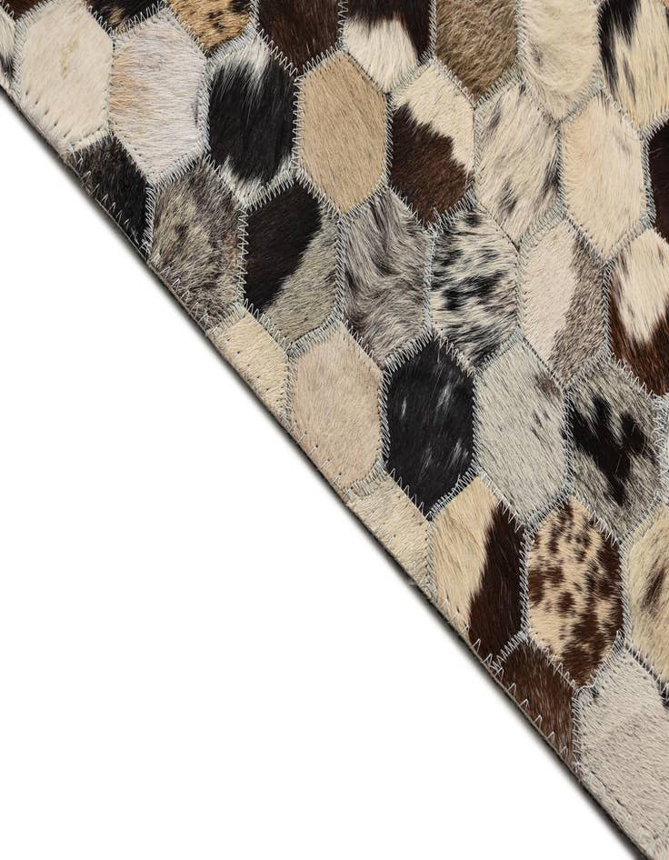 Detail image of  5' 2 x 8' 2 Cowhide Rug