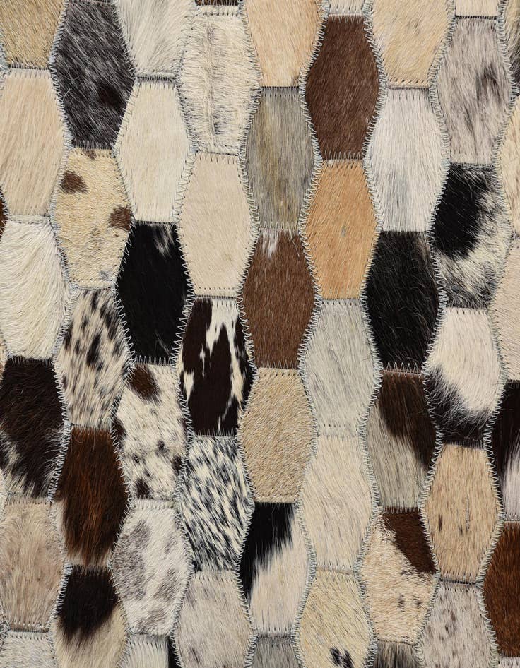 Detail image of  5' 2 x 8' 2 Cowhide Rug