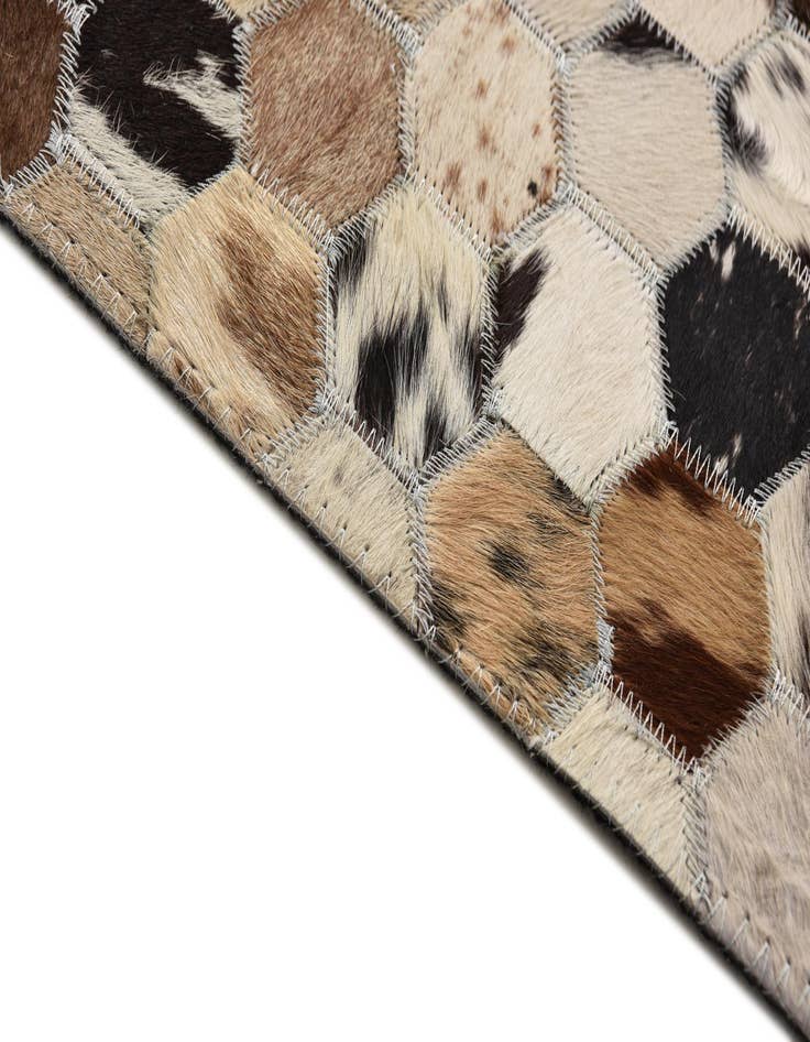 Detail image of  5' 1 x 8' Cowhide Rug