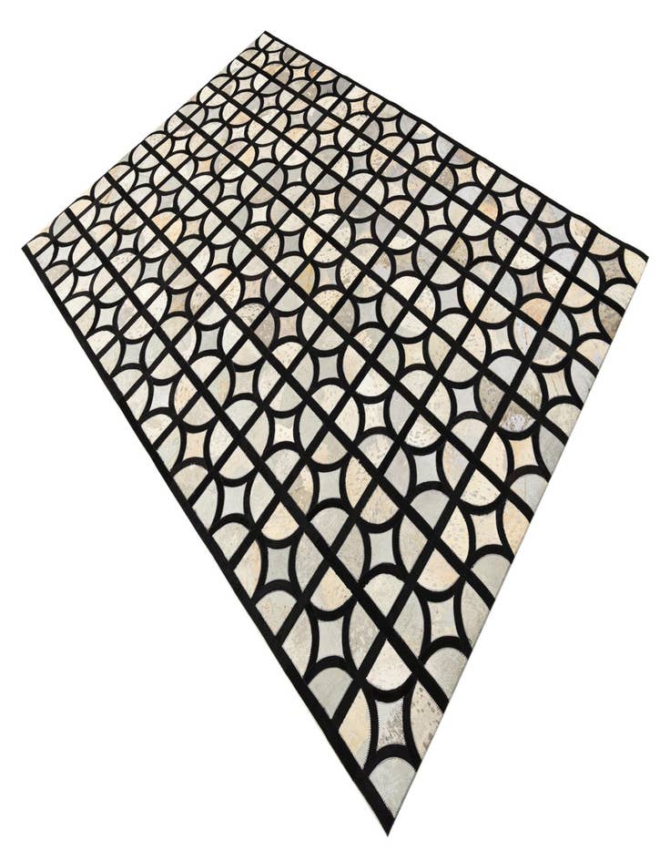 Detail image of  5' 3 x 7' 8 Cowhide Rug