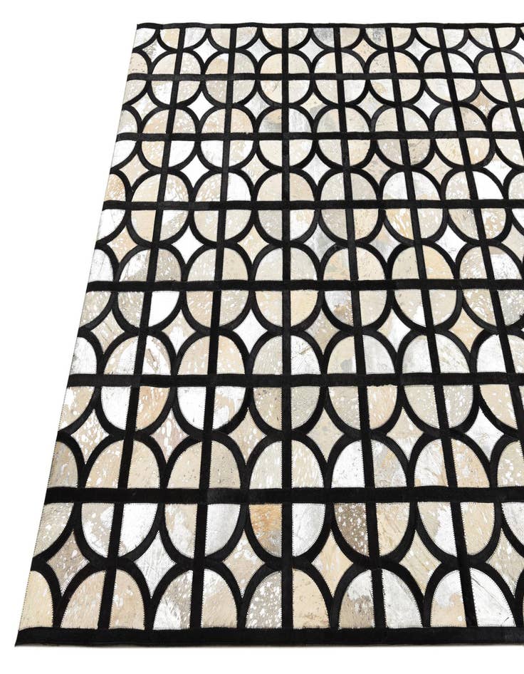 Detail image of  5' 3 x 7' 8 Cowhide Rug