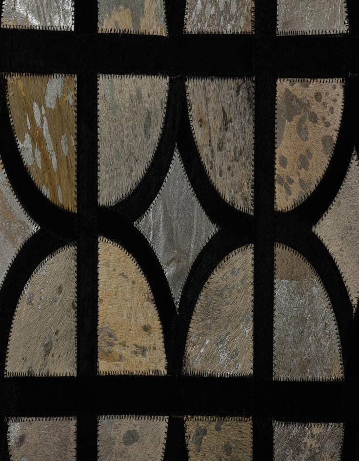 Detail image of  5' 3 x 7' 8 Cowhide Rug